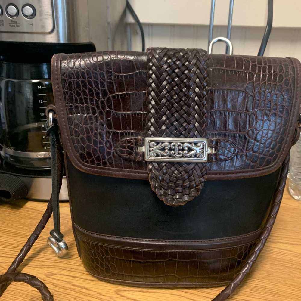 Brighton Brown and Black Shoulder Bag